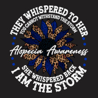 Limited Edition Alopecia Areata Awareness Support She Whispered Back I T-shirt | Artistshot