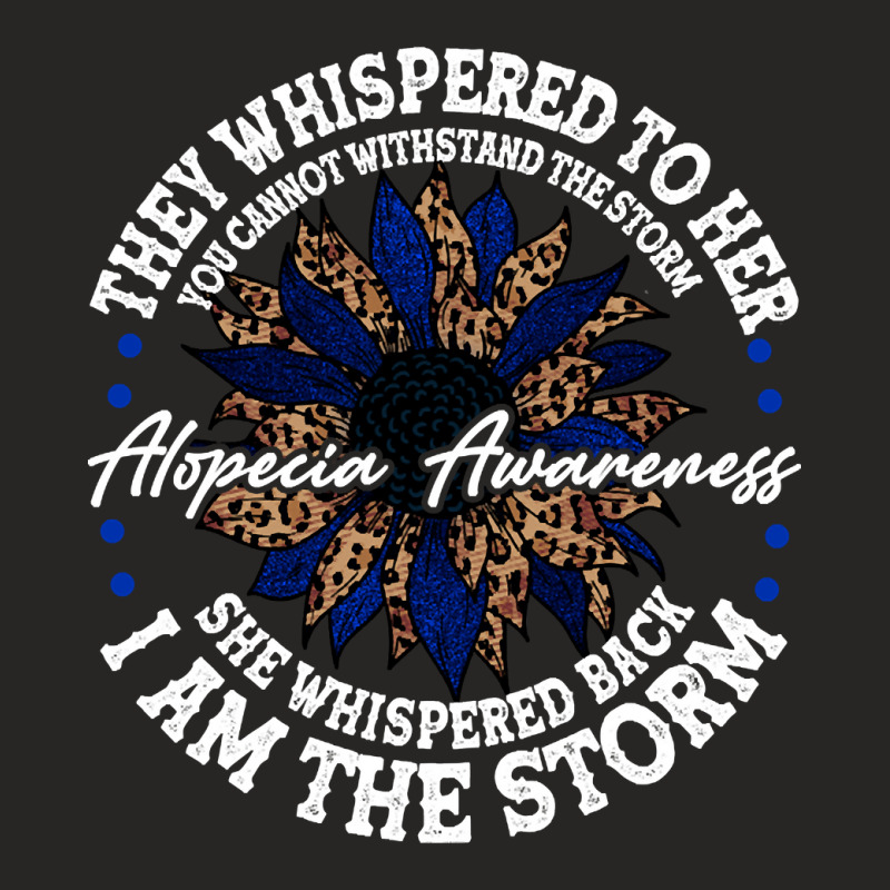 Limited Edition Alopecia Areata Awareness Support She Whispered Back I Ladies Fitted T-Shirt by declangreenwood | Artistshot