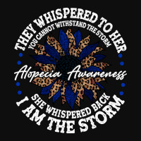 Limited Edition Alopecia Areata Awareness Support She Whispered Back I Crop Top | Artistshot