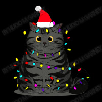 Funny Christmas Cat With Fairy Lights And A Christmas Hat Unisex Jogger | Artistshot