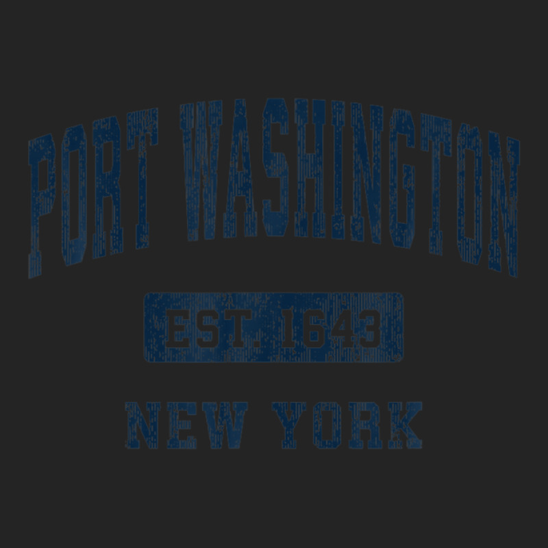 Port Washington New York Ny Vintage Athletic Sports Design 3/4 Sleeve Shirt | Artistshot