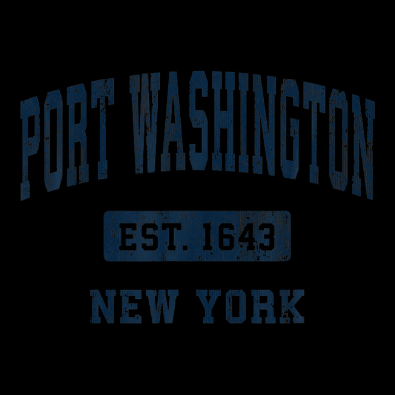 Port Washington New York Ny Vintage Athletic Sports Design Zipper Hoodie | Artistshot