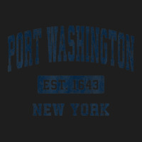 Port Washington New York Ny Vintage Athletic Sports Design Classic T-shirt | Artistshot