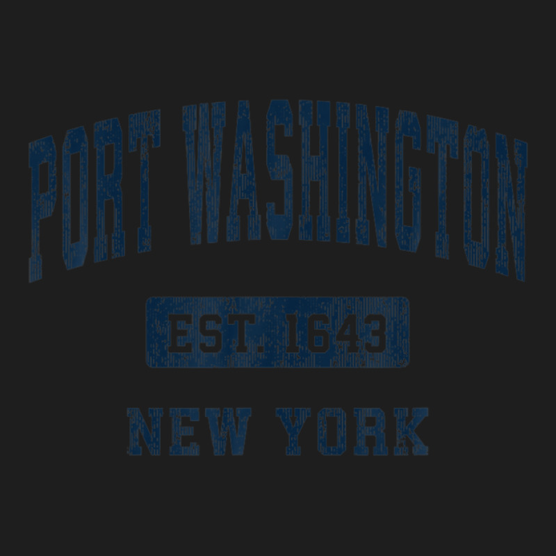 Port Washington New York Ny Vintage Athletic Sports Design Classic T-shirt | Artistshot