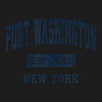 Port Washington New York Ny Vintage Athletic Sports Design Hoodie & Jogger Set | Artistshot