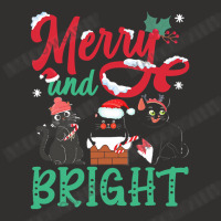 Merry And Bright Black Cat Christmas Merry And Bright Black Cat Christ Champion Hoodie | Artistshot