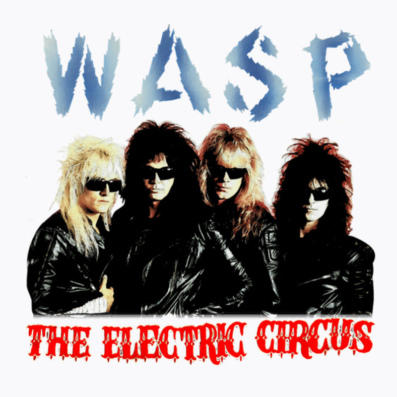 Wasp 1987 The Electric Circus Tour Concert Classic  Nostalgia Yellow T-shirt | Artistshot