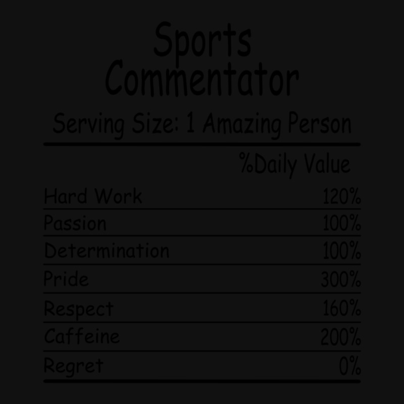 Sports Commentator Amazing Person Daily Value Graphic T-shirt | Artistshot