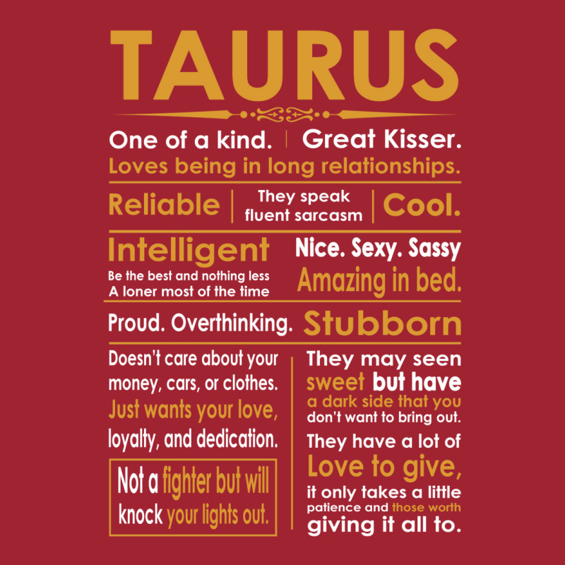 Funny Taurus Zodiac Sign Shirt Long Sleeve Shirts by futuristicperky | Artistshot