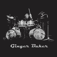 Ginger Baker Gift For Drummer T-shirt | Artistshot