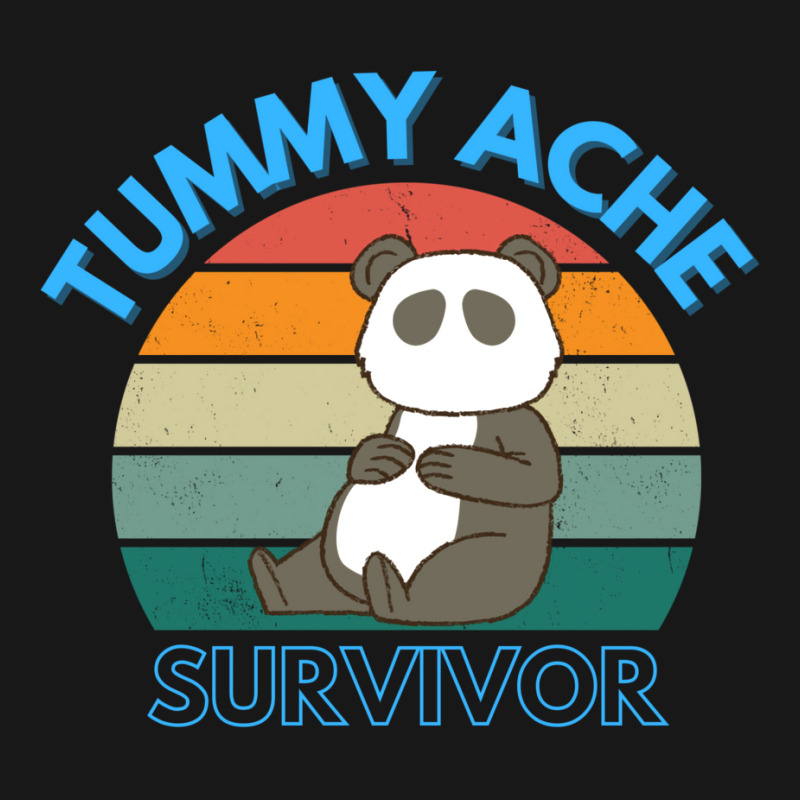 Funny Tummy Ache Survivor Stomach After Eating Quotes Flannel Shirt by futuristicperky | Artistshot