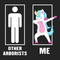 Funny Unicorn Dabbing Other Arborists Me 3/4 Sleeve Shirt | Artistshot