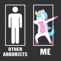 Funny Unicorn Dabbing Other Arborists Me Vintage Hoodie And Short Set | Artistshot