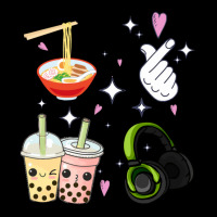 Cute Kawaii Kpop Ramen Boba Bubble Tea Kdrama Lover 1 Adjustable Cap | Artistshot