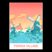 One Piece Foosha Village   Dawn Island   Anime Travel Poster Cropped Sweater | Artistshot