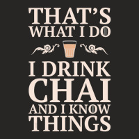 Trending Chai Tea Funny Desi Indian Pakistani Gift Ladies Fitted T-shirt | Artistshot