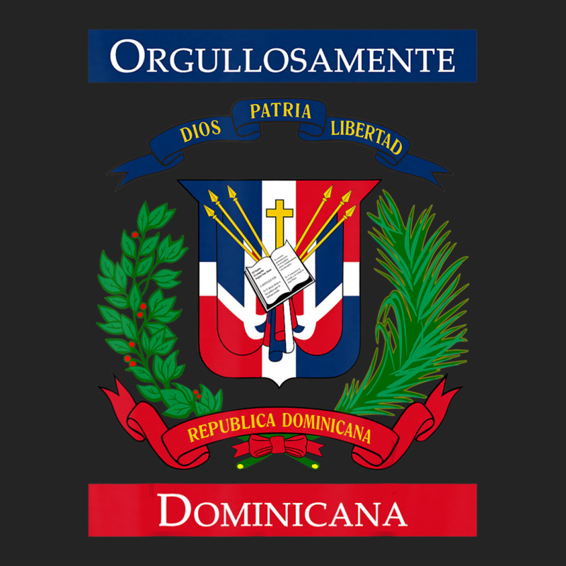 Hot Trend Orgullosamente Dominicana Dominican Flag 3/4 Sleeve Shirt by yumgaugeteuda | Artistshot