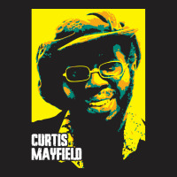 Curtis Mayfield Curtis Lee Mayfield American Singersongwriter, Guitari T-shirt | Artistshot