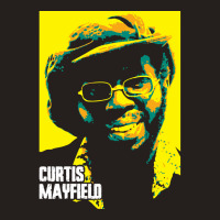 Curtis Mayfield Curtis Lee Mayfield American Singersongwriter, Guitari Tank Top | Artistshot