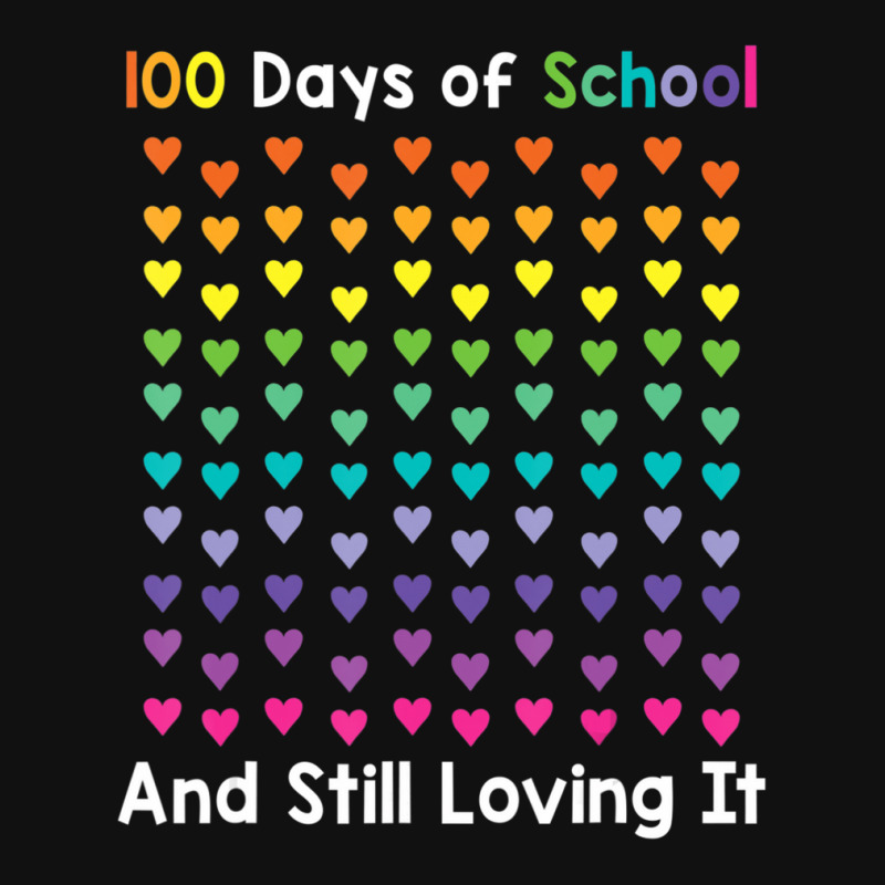 Limited Edition Cute 100 Days Of School And Still Loving It Hearts 100 Graphic Youth T-shirt | Artistshot