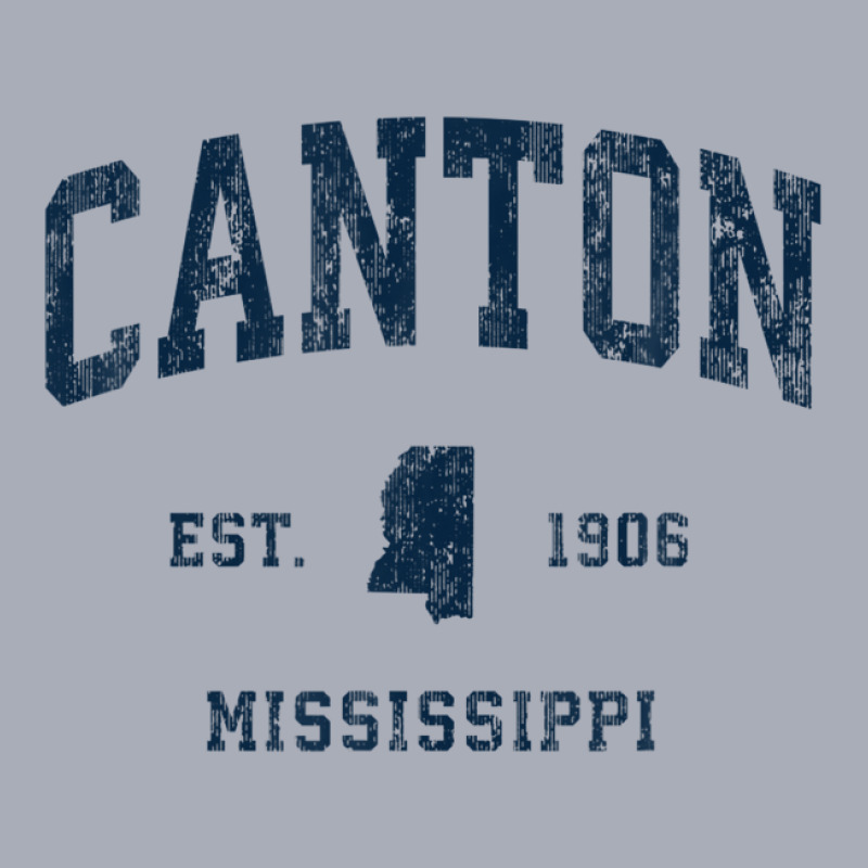 Canton Mississippi Ms Vintage Athletic Navy Sports Design Tank Dress | Artistshot