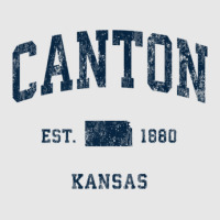 Canton Kansas Ks Vintage Athletic Navy Sports Design Unisex Jogger | Artistshot