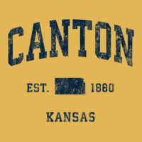 Canton Kansas Ks Vintage Athletic Navy Sports Design Vintage Hoodie And Short Set | Artistshot