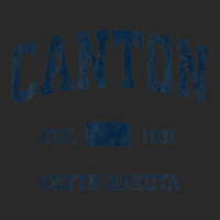 Canton South Dakota Sd Vintage Athletic Navy Sports Design Toddler T-shirt | Artistshot