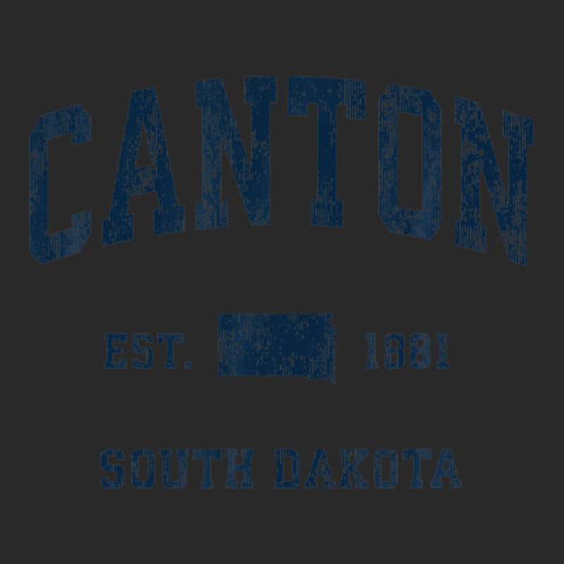 Canton South Dakota Sd Vintage Athletic Navy Sports Design Toddler T-shirt | Artistshot