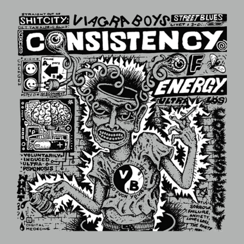 Viagra Boys Consistency Of Energy Classic T Zipper Hoodie by kleisazumatar | Artistshot