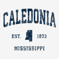 Caledonia Mississippi Ms Vintage Athletic Navy Sports Design Graphic Youth T-shirt | Artistshot