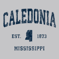 Caledonia Mississippi Ms Vintage Athletic Navy Sports Design Baby Bodysuit | Artistshot