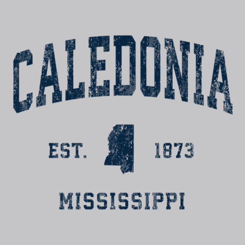 Caledonia Mississippi Ms Vintage Athletic Navy Sports Design Baby Bodysuit by legatgzlezy | Artistshot