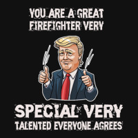 Firefighter Funny Trump 1 Graphic T-shirt | Artistshot