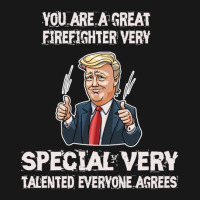 Firefighter Funny Trump 1 Flannel Shirt | Artistshot