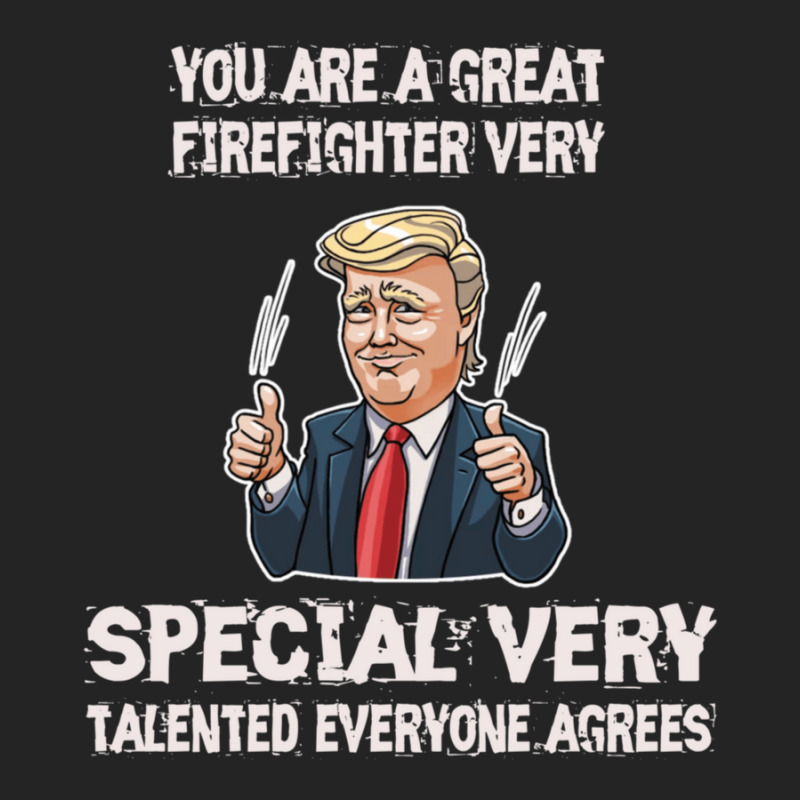 Firefighter Funny Trump 1 3/4 Sleeve Shirt | Artistshot