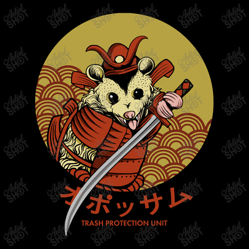 Hot Trend Samurai Opossum Trash Protection Unit Women's V-Neck T-Shirt by macklinsampson | Artistshot