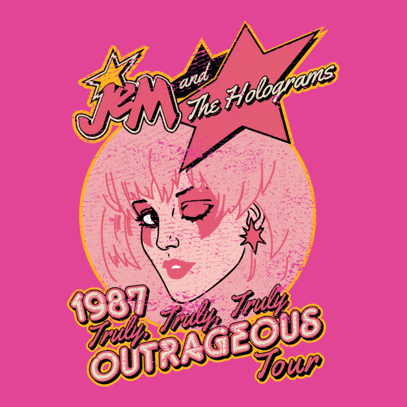 Jem And The Holograms Tour   Distressed T-Shirt by durimringajs | Artistshot