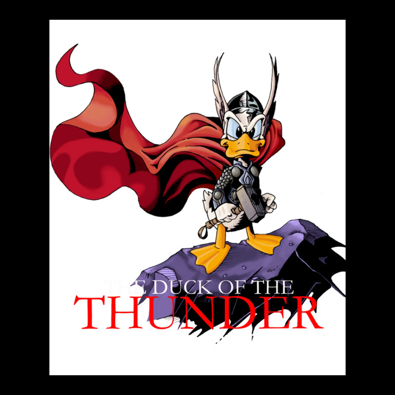 The Duck Of The Thunder Classic Poster Trending Lightweight Hoodie | Artistshot