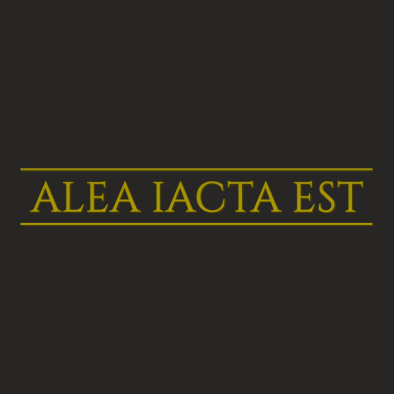 Alea Iacta Est 1 Ladies Fitted T-Shirt by AlyceFlora | Artistshot