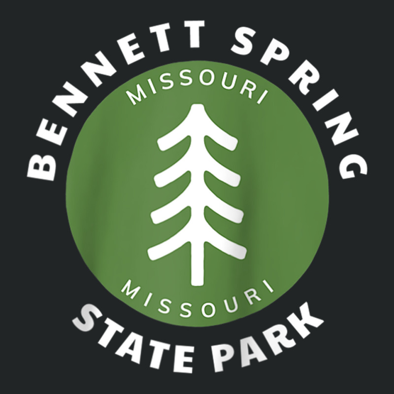 Bennett Spring State Park Missouri Mo Forest Tree Badge Raglan Basebal ...