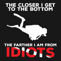 The Closer I Get To The Bottom   Scuba Diving Shirt Flannel Shirt | Artistshot