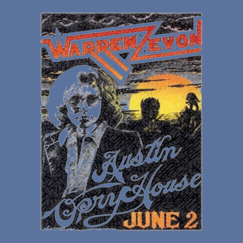 Warren Zevon Vintage Concert Poster At The Austin Opry House Lightweight Hoodie | Artistshot