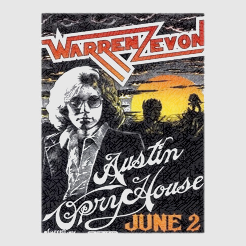 Warren Zevon Vintage Concert Poster At The Austin Opry House Unisex Jogger | Artistshot