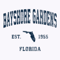 Bayshore Gardens Florida Fl Vintage Athletic Navy Sports Des Tank Top | Artistshot