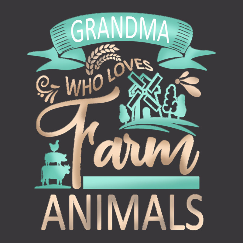 Farm Animals T  Shirt Grandma Who Loves Farm Animals   Cow Pig Goat Lo Ladies Curvy T-Shirt by walterzack999 | Artistshot