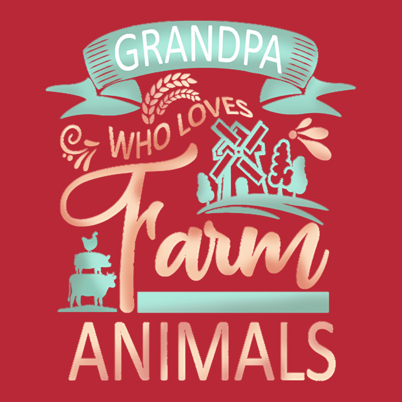 Farm Animals T  Shirt Grandpa Who Loves Farm Animals  Cow Pig Goat Lov Women's V-Neck T-Shirt by walterzack999 | Artistshot