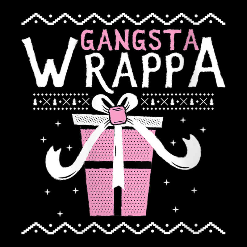 Womens Funny Gangsta Wrapper Wrapping Christmas Presents Design V Neck Toddler Sweatshirt | Artistshot