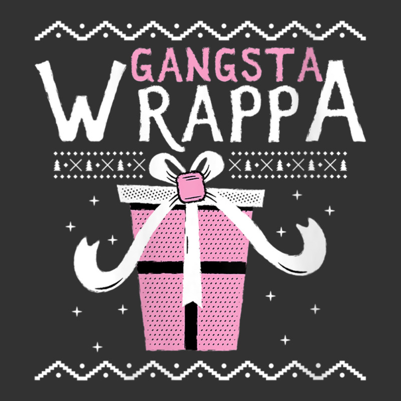 Womens Funny Gangsta Wrapper Wrapping Christmas Presents Design V Neck Baby Bodysuit | Artistshot