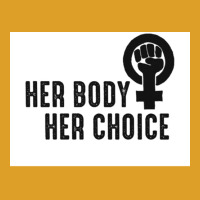 Her Body Her Choice Poster Vintage T-shirt | Artistshot